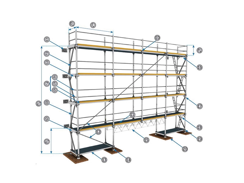 Carrierlift Güvenlikli İskele